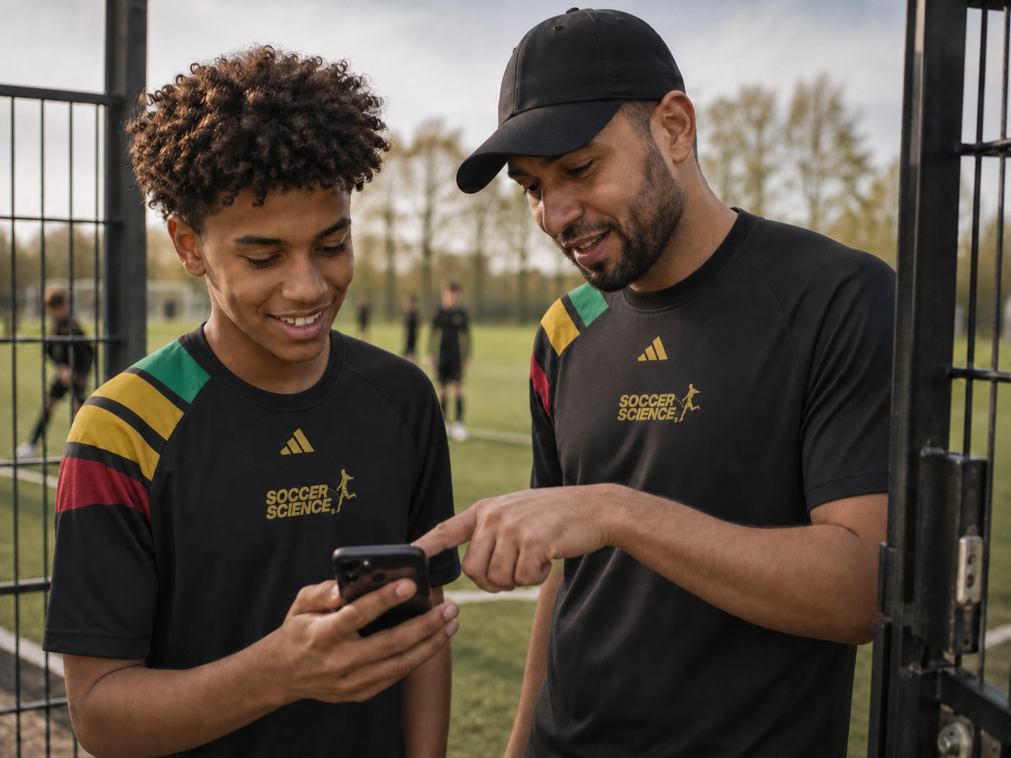 QR-code scannen bij het veld